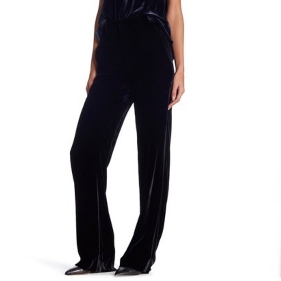 Vince Pants - NWT VINCE velvet viscose/silk wide legged trousers